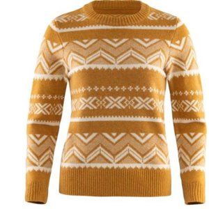 Fjallraven Greenland Re-Wool Pattern Knit Sweater Women's Large